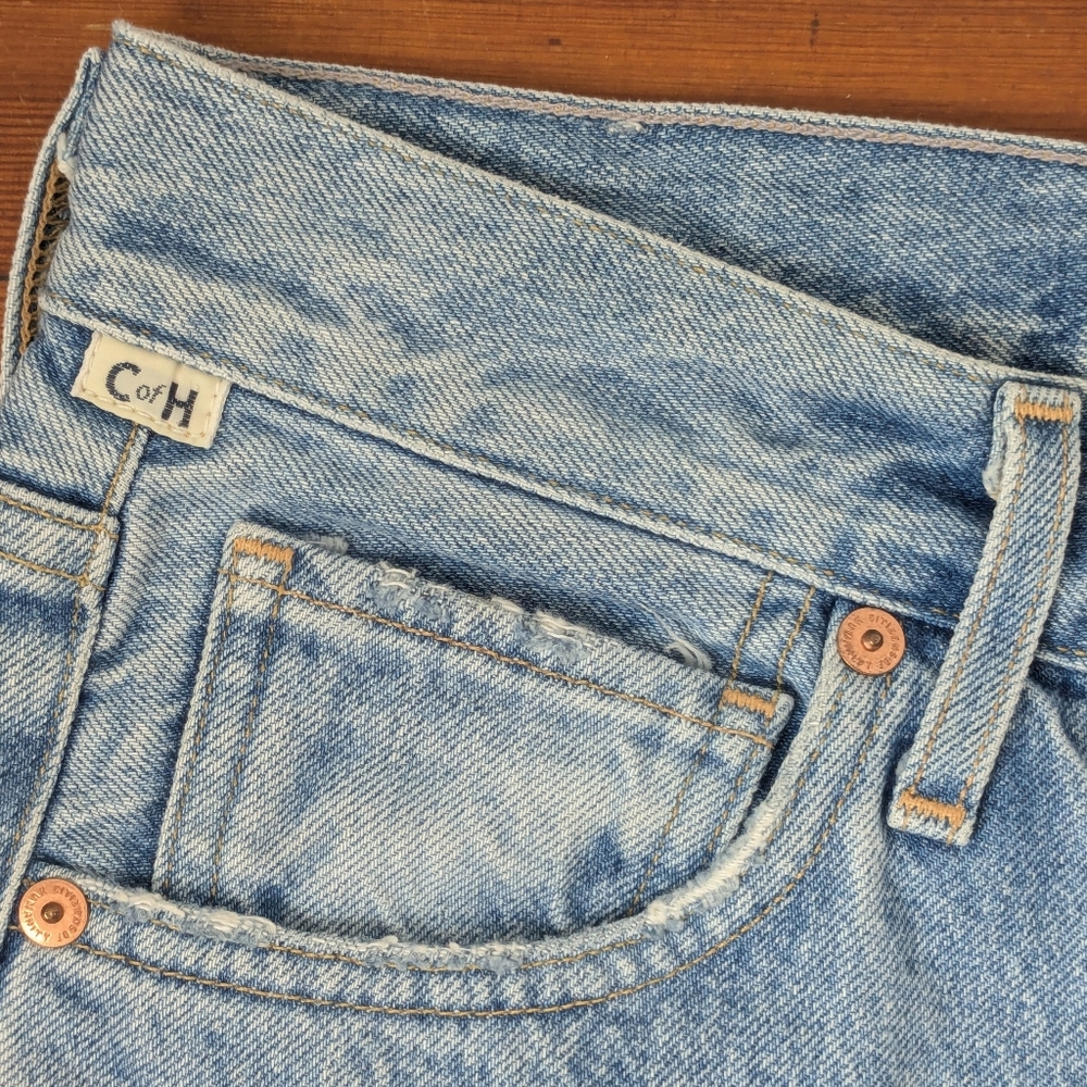 Citizens of Humanity Emma High Rise Wide Leg Crop Jeans Stax Wash Sz 26 - Picture 5 of 14